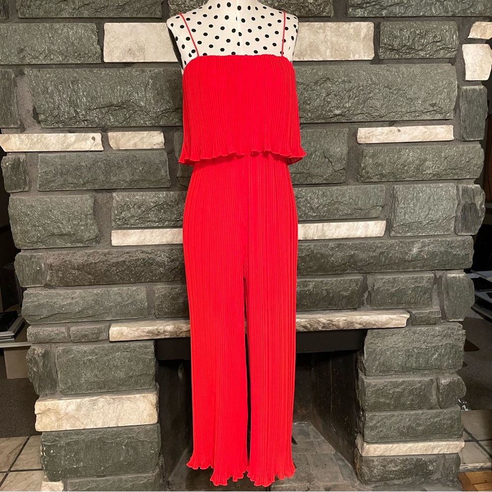 ZARA Pleated Jumpsuit